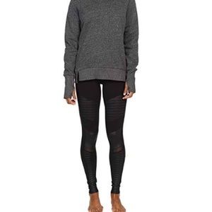 Alo Yoga Moto leggings.